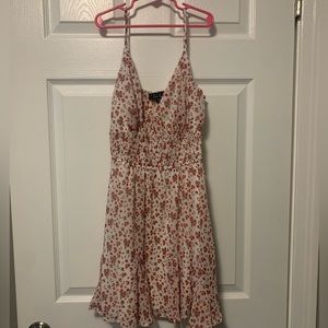 Small white and red flower dress